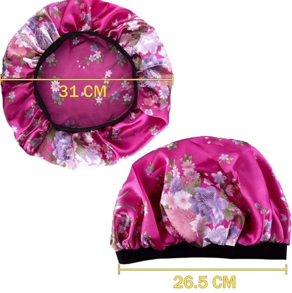 3 pieces Soft Cap,Night Satin hair Bonnet - Picture 7 of 9